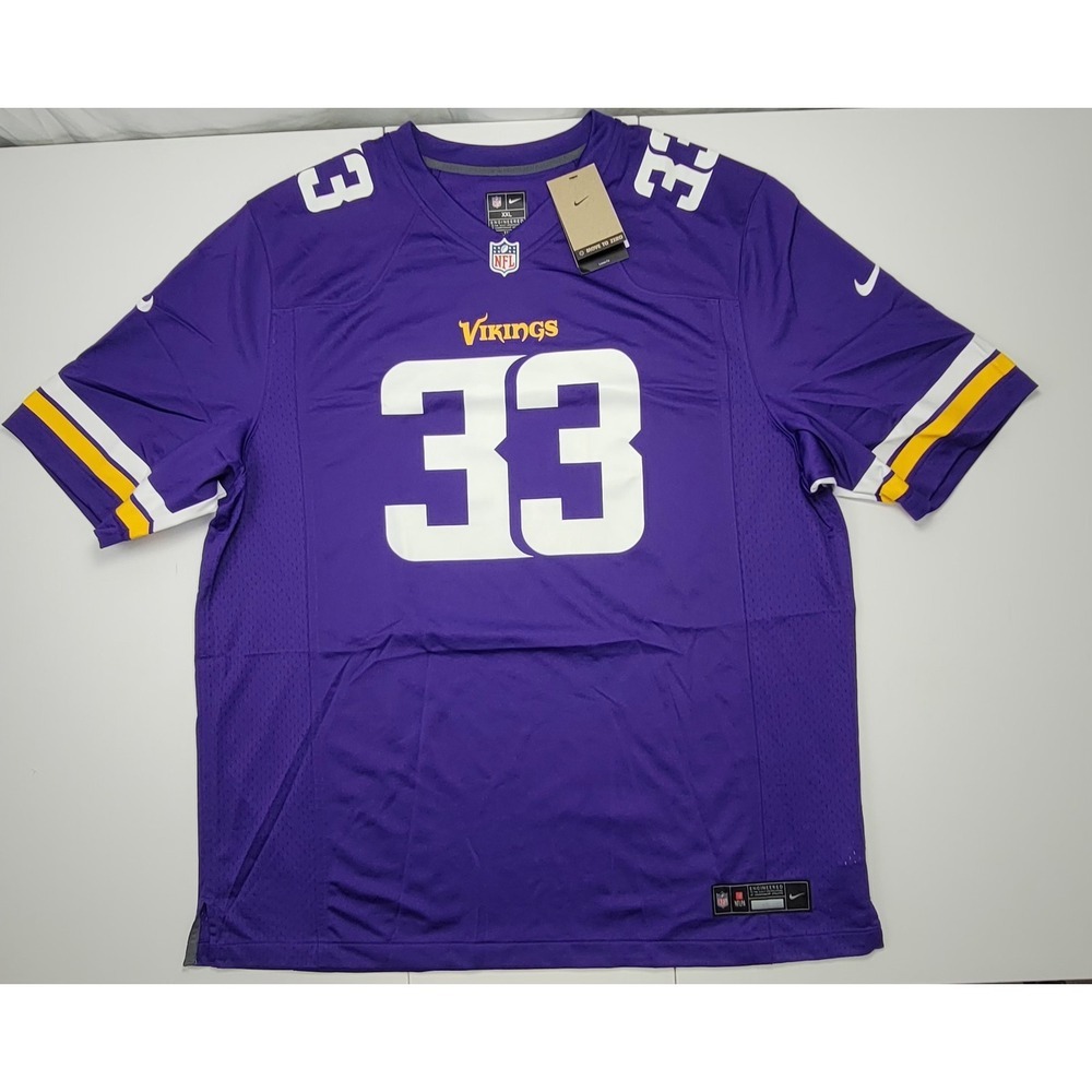 Minnesota Vikings JONES #33 Nike NFL Jersey Purple XXL Team Color 2025 NWT